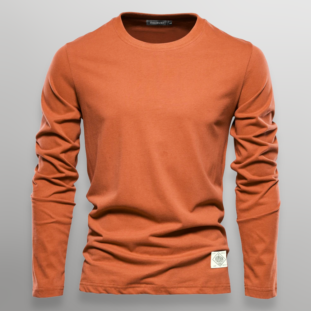 Kenji Cotton Long-Sleeve Tee