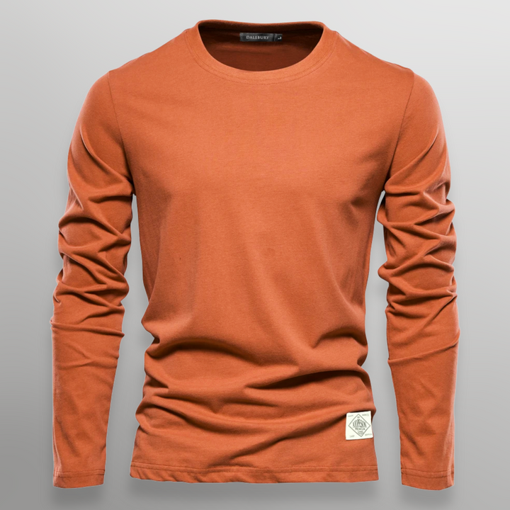 Kenji Cotton Long-Sleeve Tee