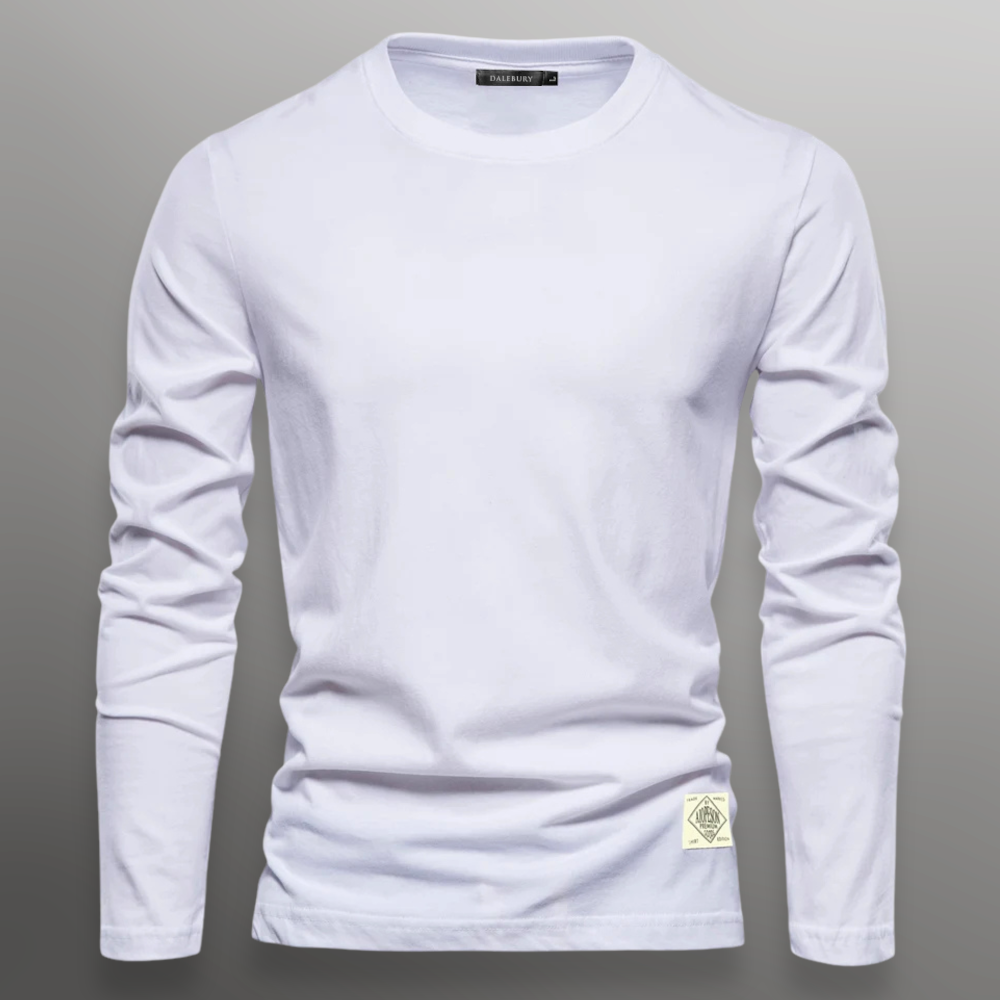 Kenji Cotton Long-Sleeve Tee