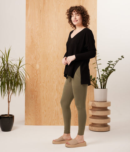 Olympia Legging - Army