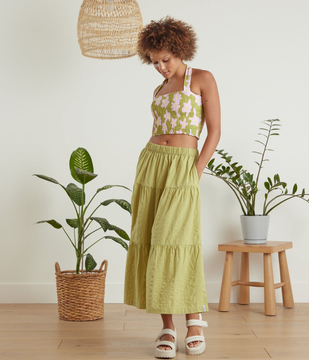 Haylea Skirt - Matcha