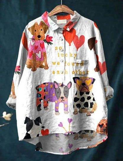Brooks Playful Print Blouse