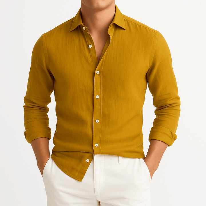 DAVID | CASTLE LINEN SHIRT