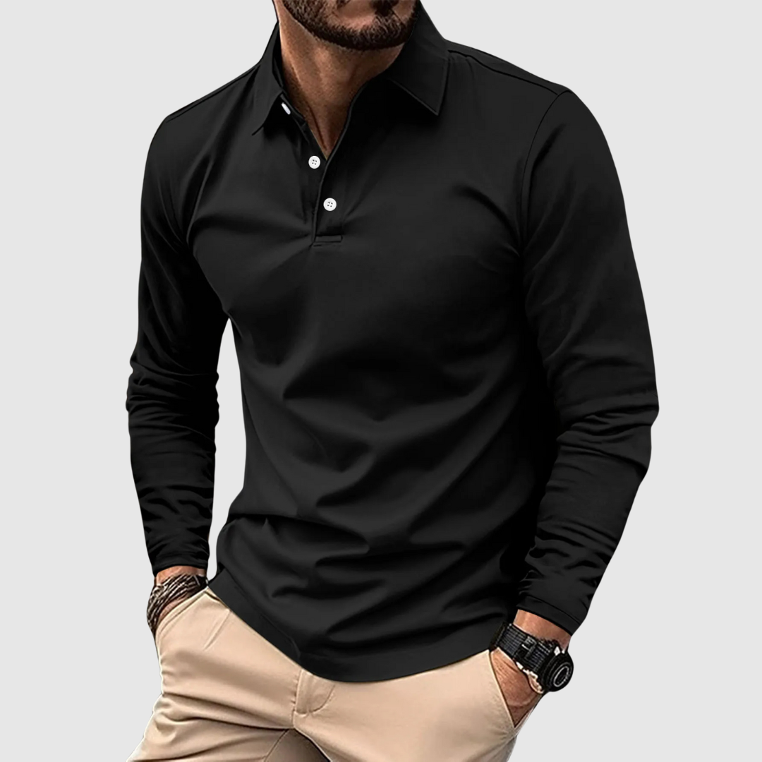 BAXTER | SLEEK COMFORT POLO TOP