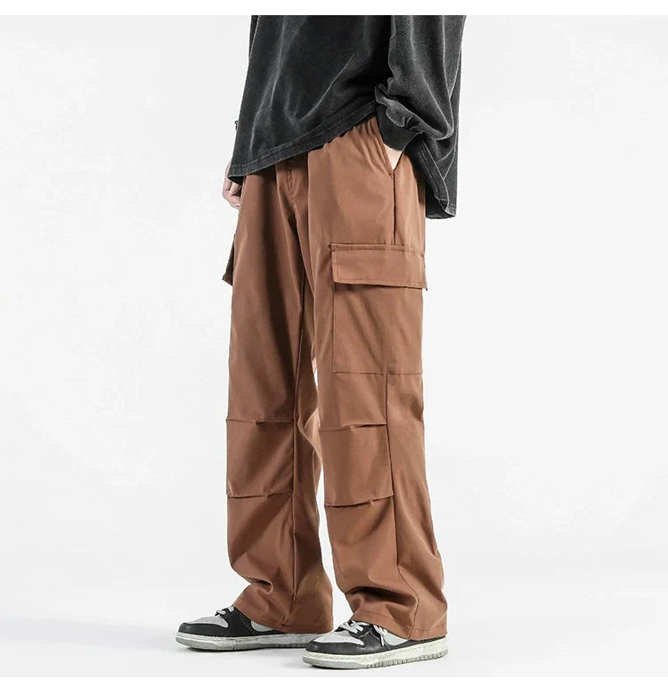 Aubrey Wide-Leg Cargo Pants