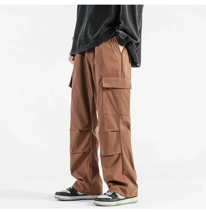 Aubrey Wide-Leg Cargo Pants