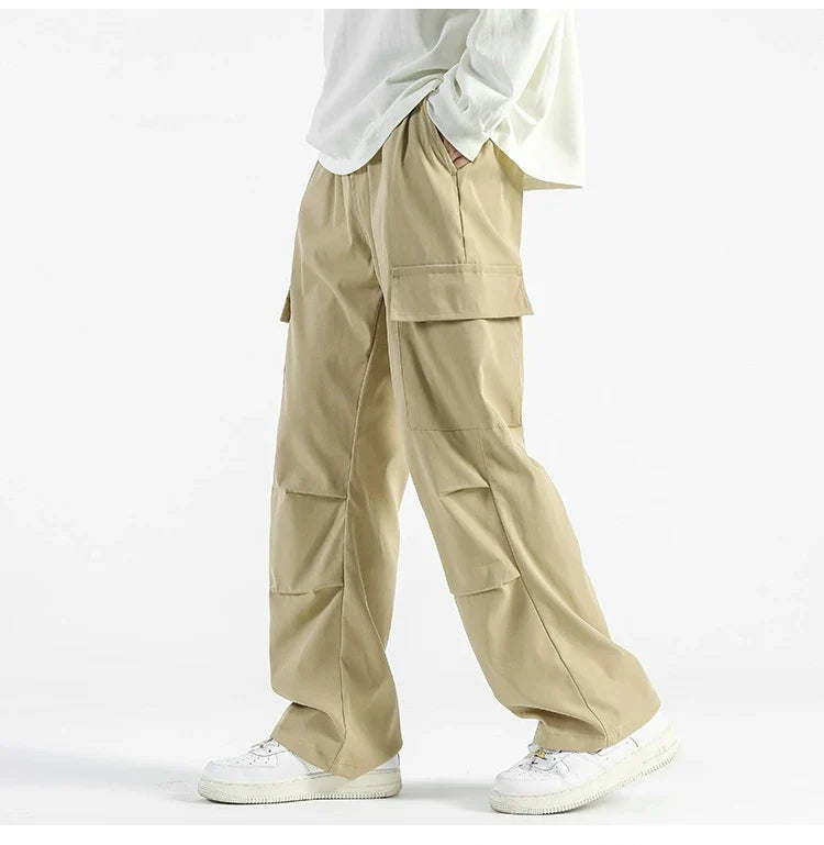 Aubrey Wide-Leg Cargo Pants