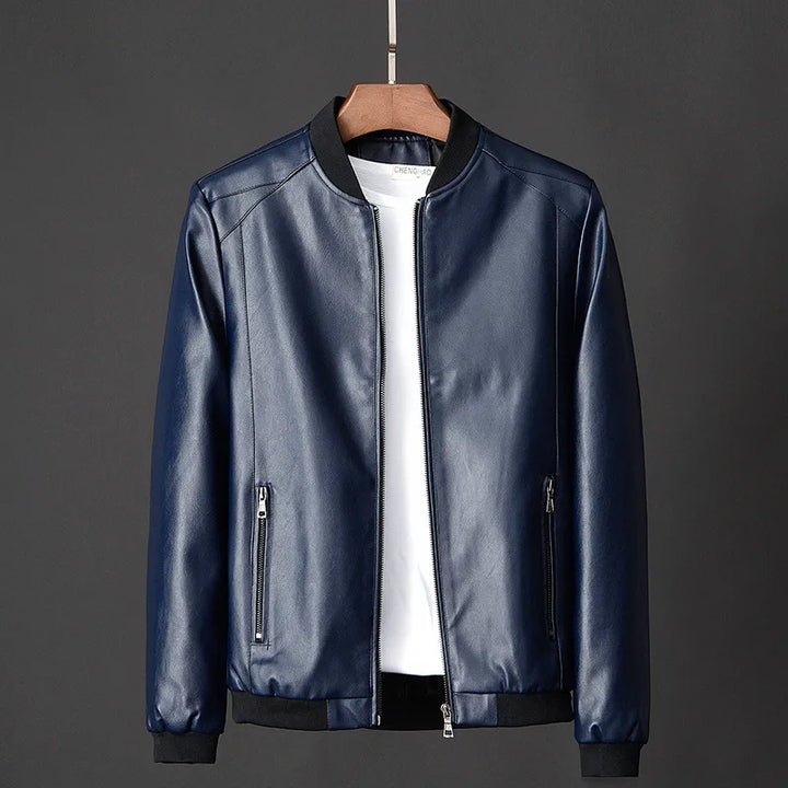Leather Bomber Jacket