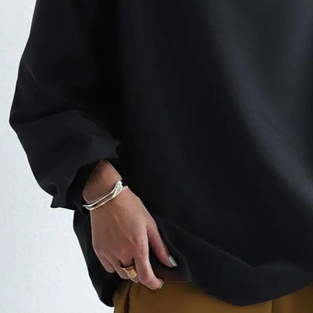 High-Neck Soft Knit Top