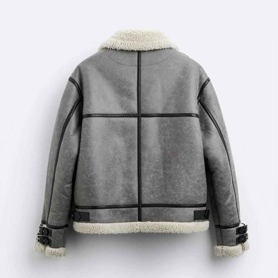 Arlo | Leather Fur Jacket