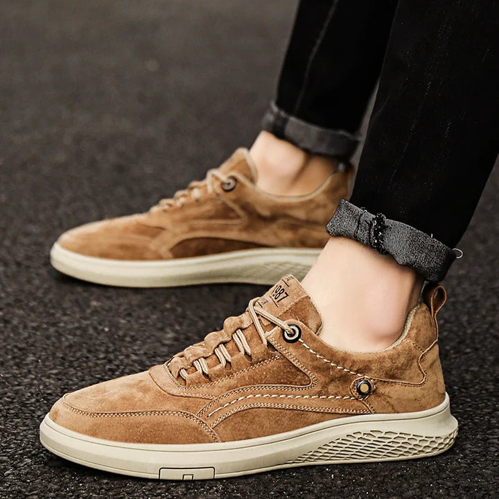 Valentio Genuine Suede Leather Sneaker