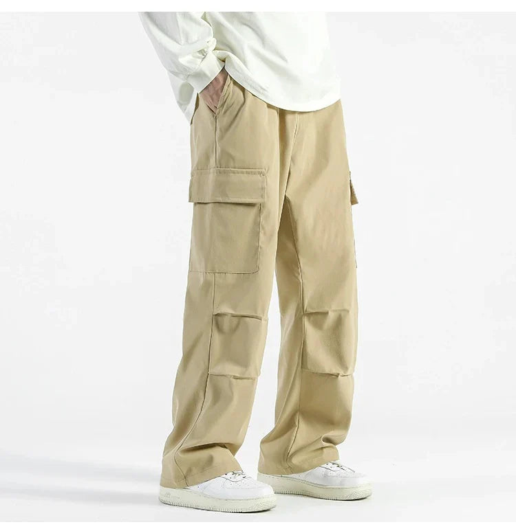 Aubrey Wide-Leg Cargo Pants