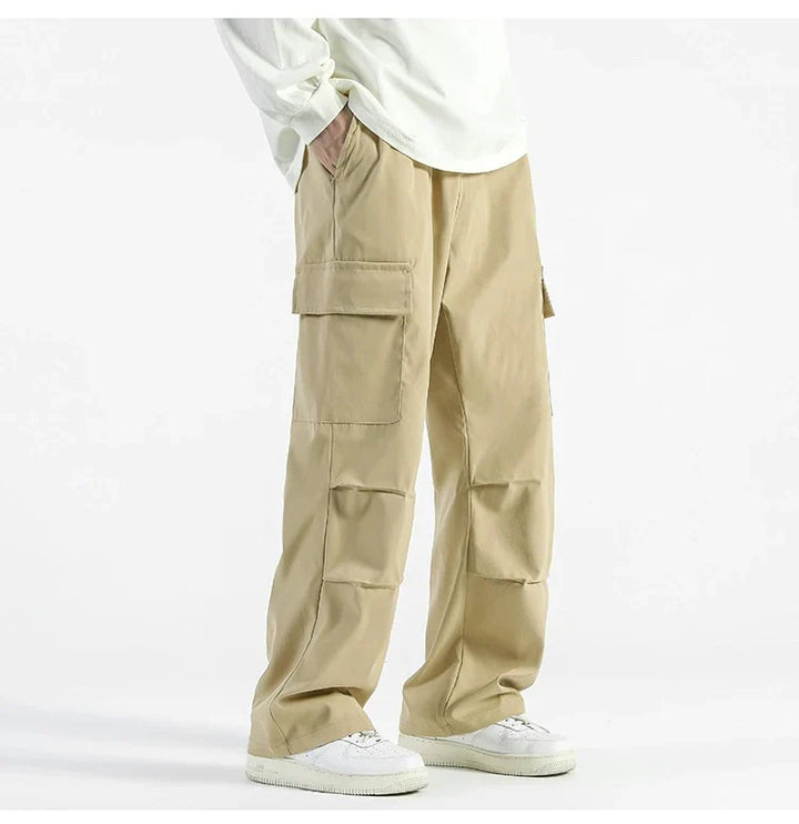 Aubrey Wide-Leg Cargo Pants
