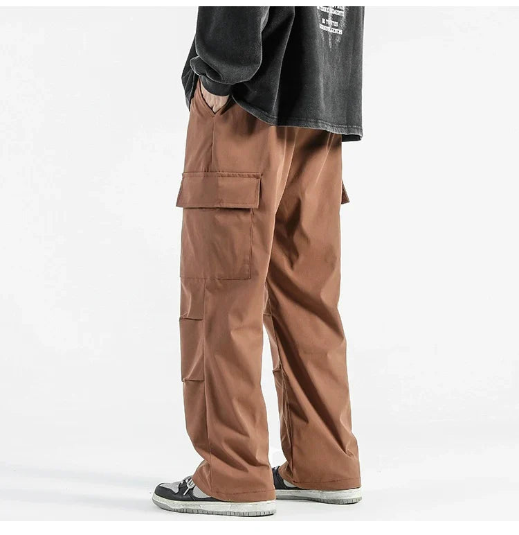 Aubrey Wide-Leg Cargo Pants
