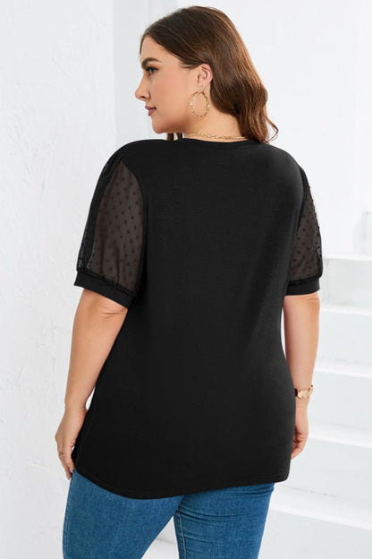 Sleek V-Neck Blouse
