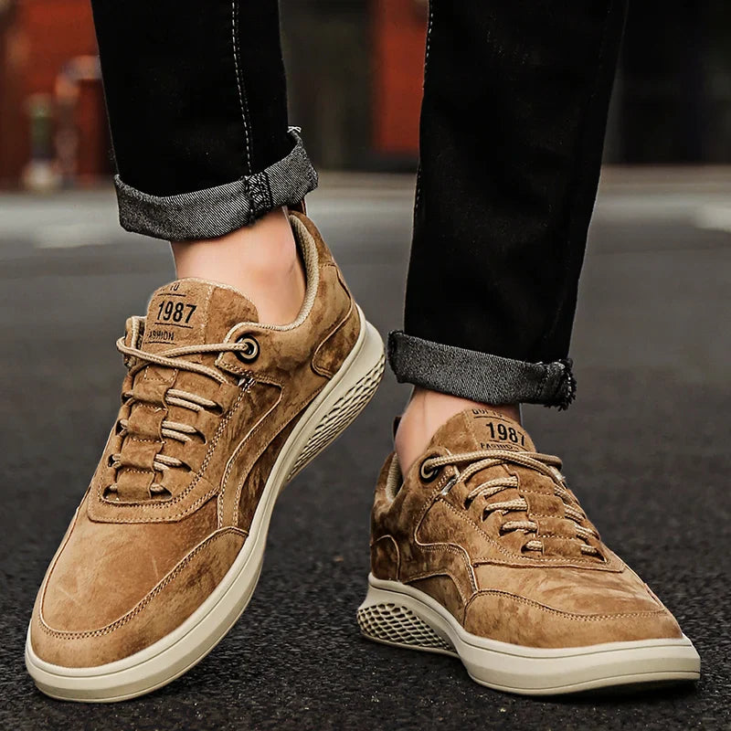 Valentio Genuine Suede Leather Sneaker