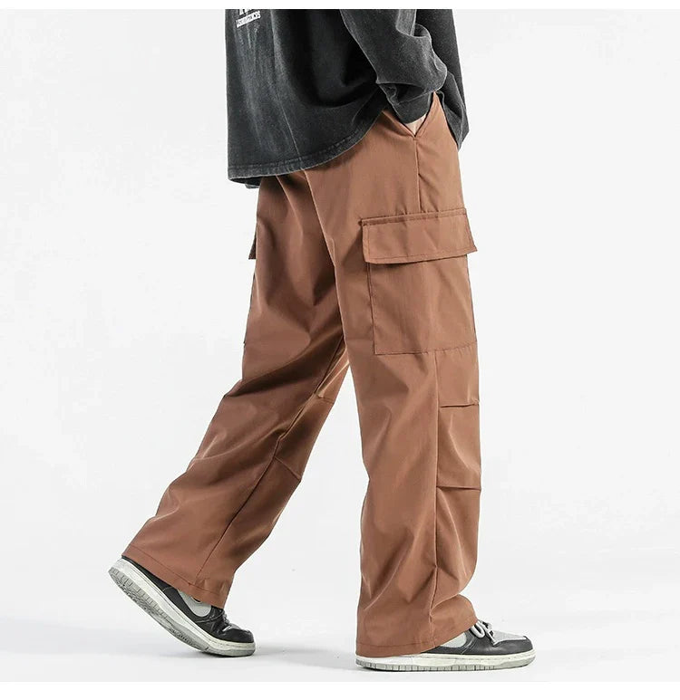 Aubrey Wide-Leg Cargo Pants