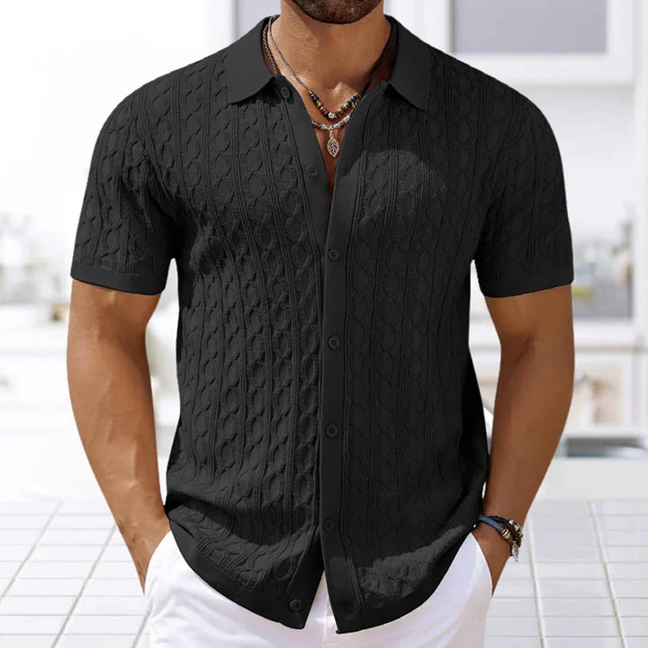 TALON | BUTTON-DOWN KNITTED SHIRT