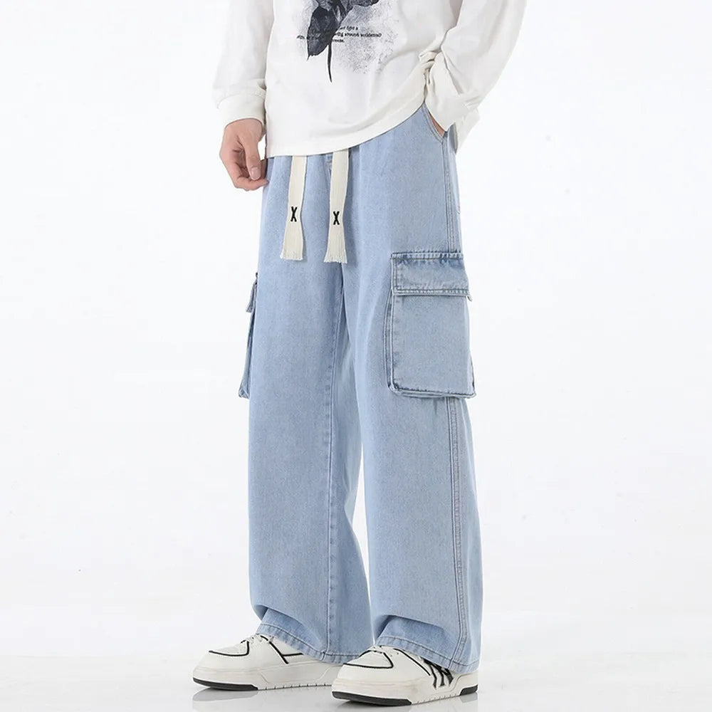 Kaydrax Loose Cargo Jeans