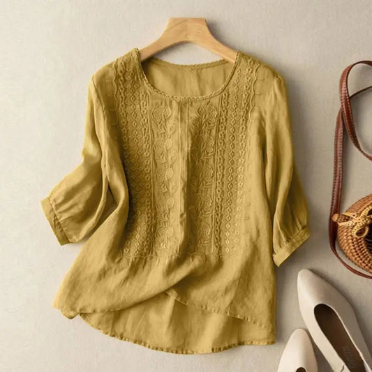 Aurora Embroidered Relaxed Blouse