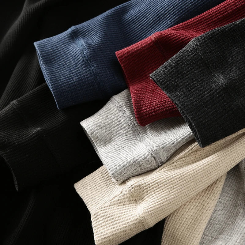 Mason Cotton Henley Shirt