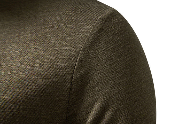 Eric | Premium Cotton Henley Shirt