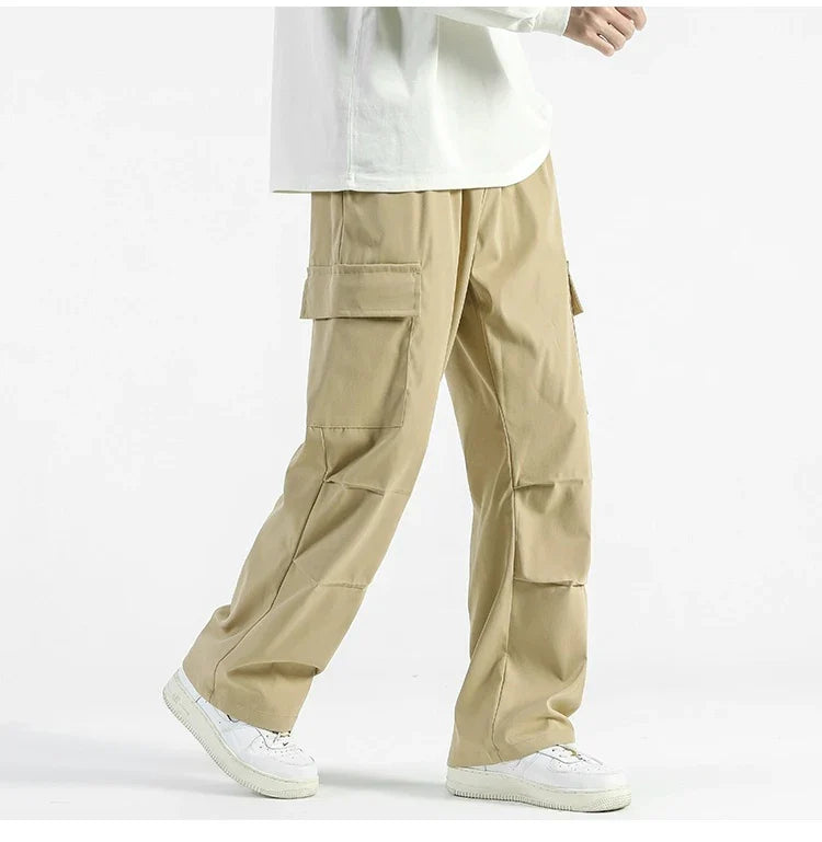 Aubrey Wide-Leg Cargo Pants