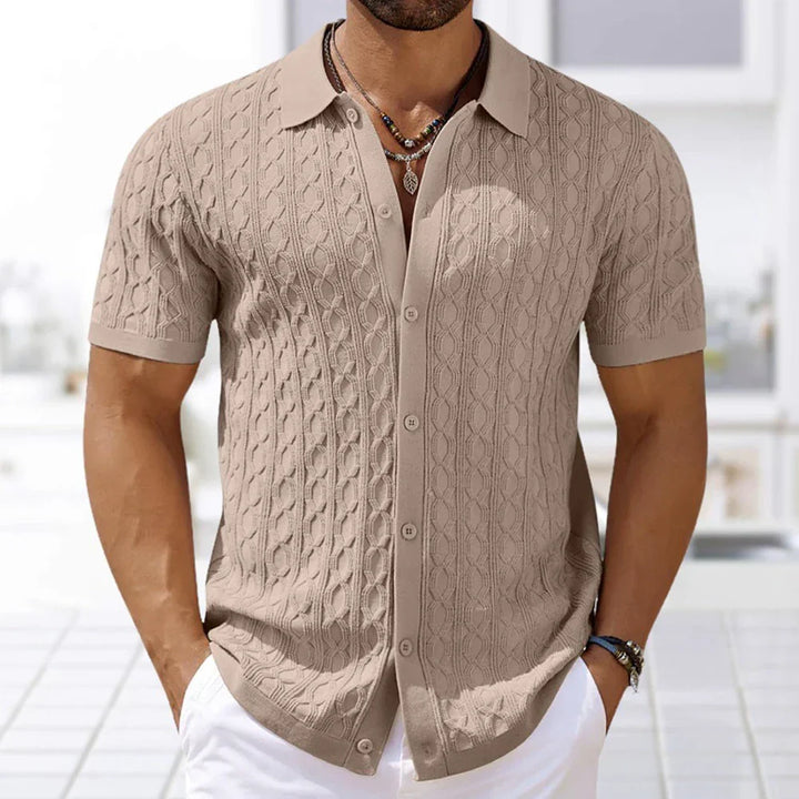 TALON | BUTTON-DOWN KNITTED SHIRT