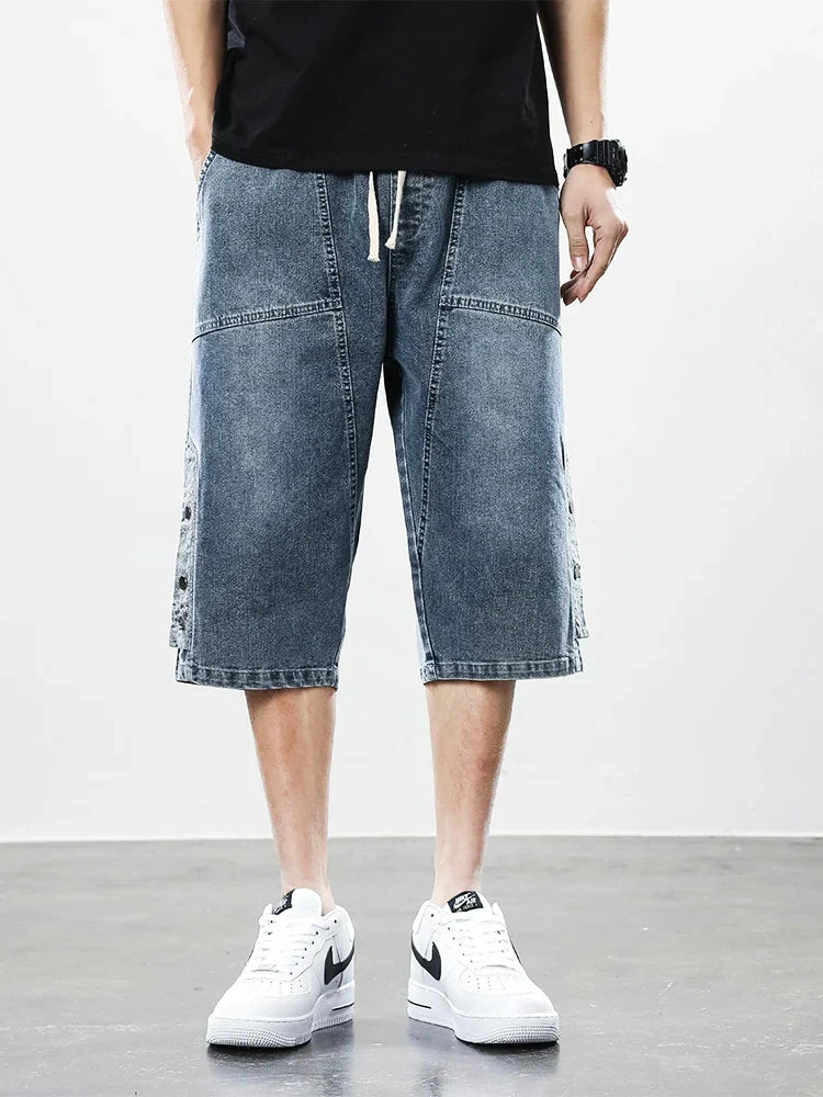 Alphax™ Longline Denim Shorts