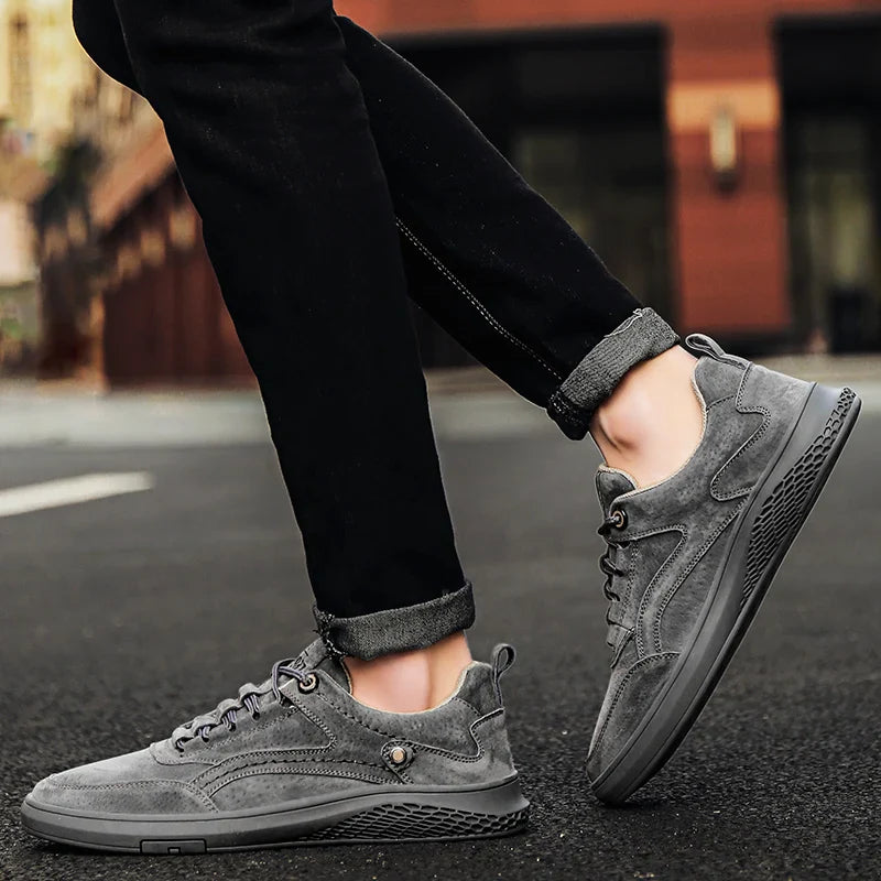 Valentio Genuine Suede Leather Sneaker