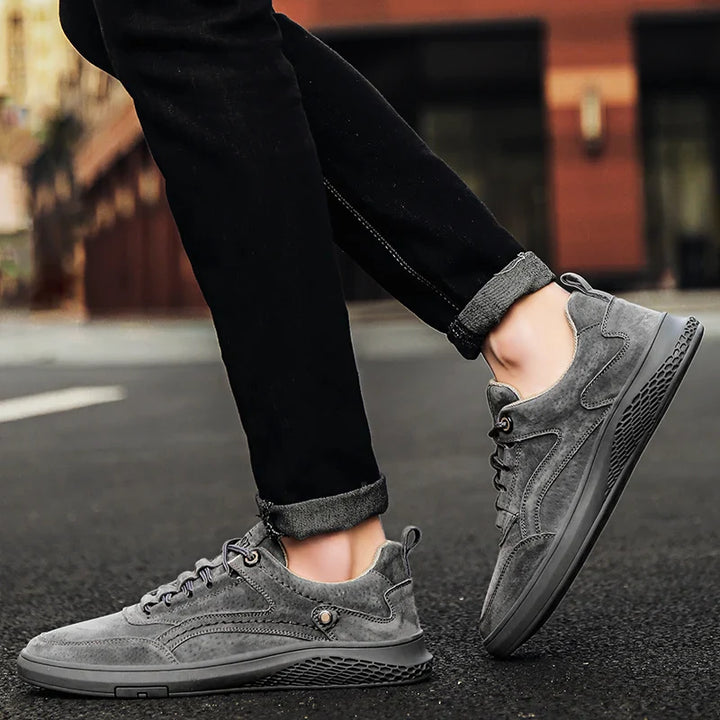 Valentio Genuine Suede Leather Sneaker