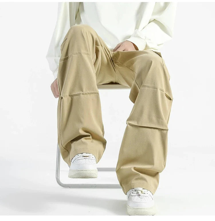 Aubrey Wide-Leg Cargo Pants