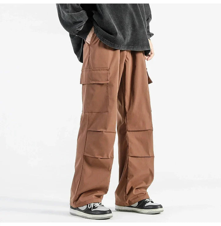 Aubrey Wide-Leg Cargo Pants