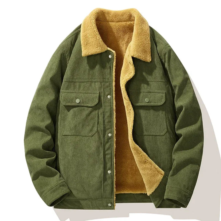 Allan | Premium Corduroy Fleece Jacket