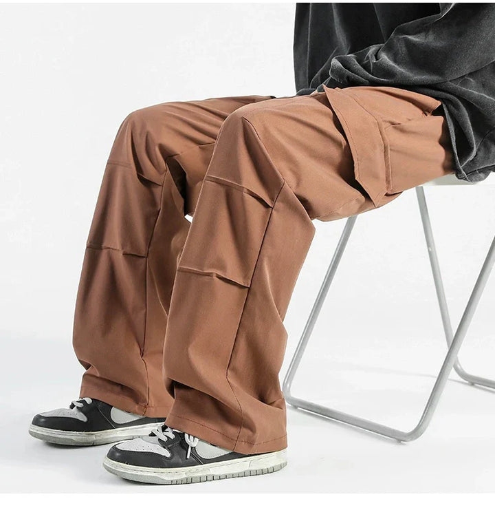 Aubrey Wide-Leg Cargo Pants
