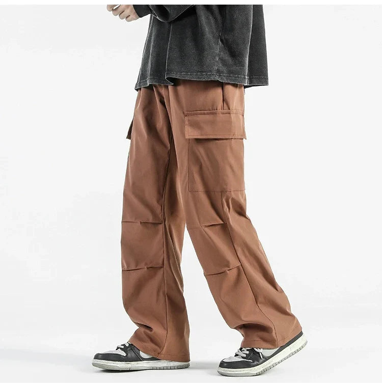 Aubrey Wide-Leg Cargo Pants