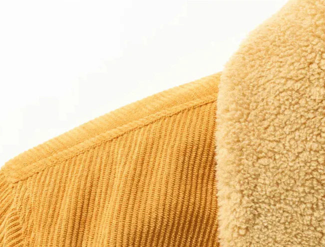 Allan | Premium Corduroy Fleece Jacket