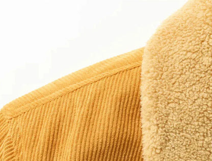 Allan | Premium Corduroy Fleece Jacket