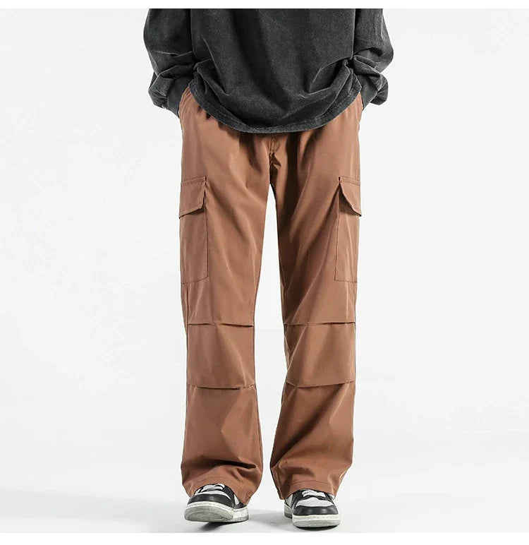 Aubrey Wide-Leg Cargo Pants