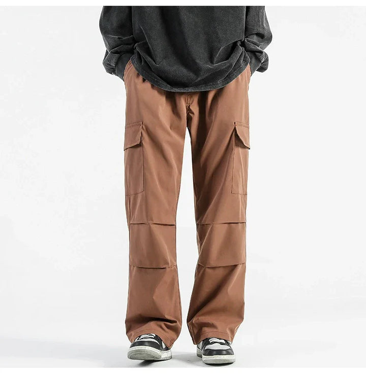 Aubrey Wide-Leg Cargo Pants