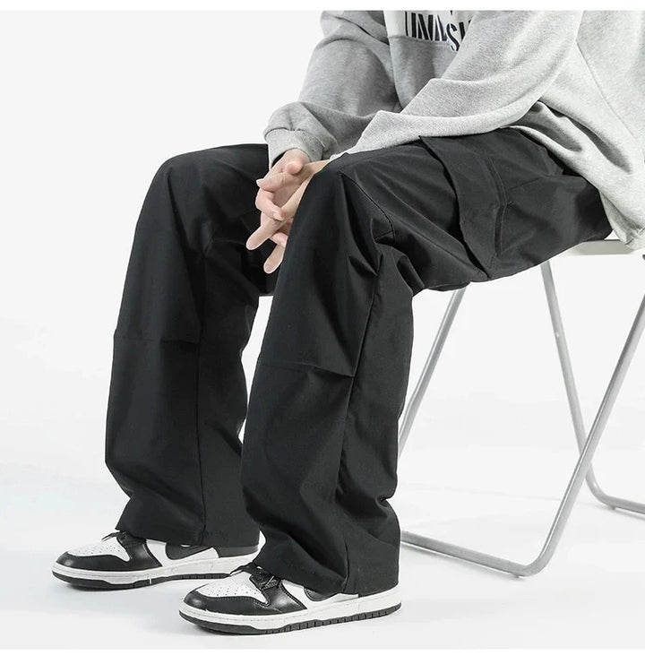 Aubrey Wide-Leg Cargo Pants