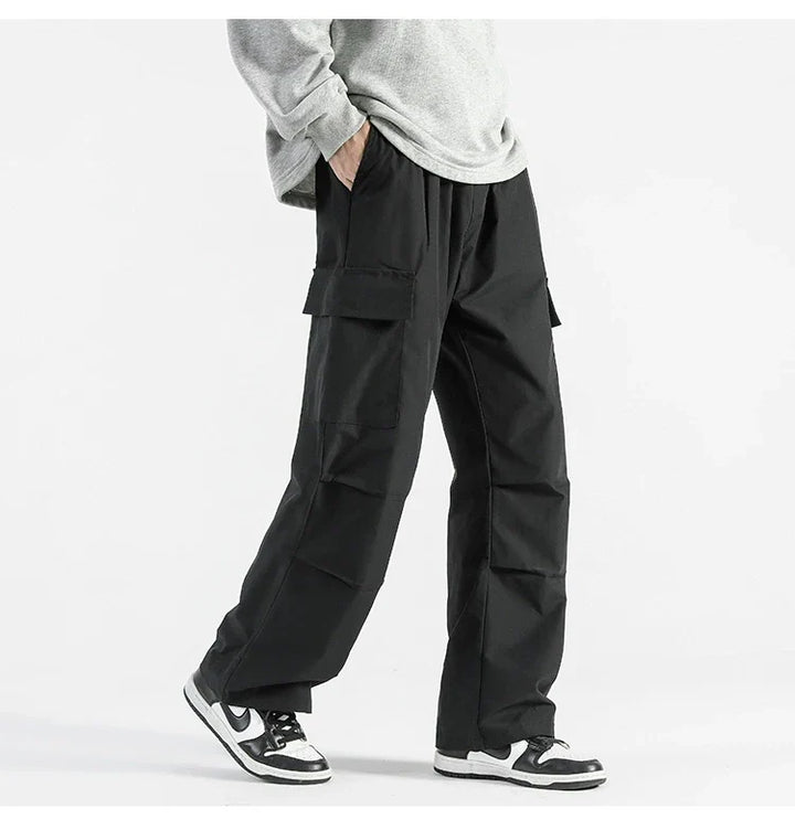 Aubrey Wide-Leg Cargo Pants