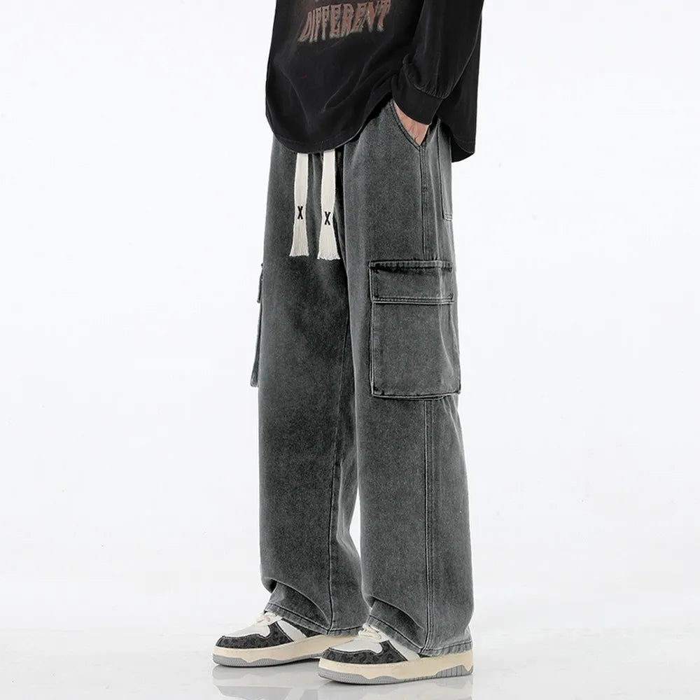 Kaydrax Loose Cargo Jeans