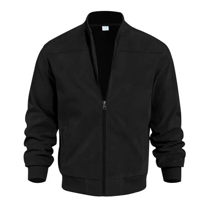 Oliver | Suede Bomber Jacket
