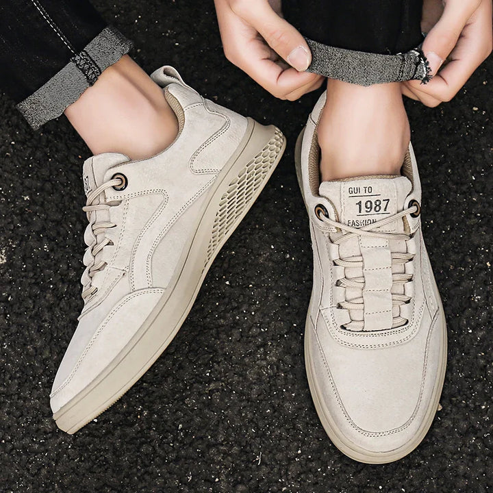 Valentio Genuine Suede Leather Sneaker
