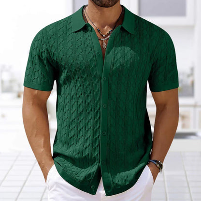 TALON | BUTTON-DOWN KNITTED SHIRT