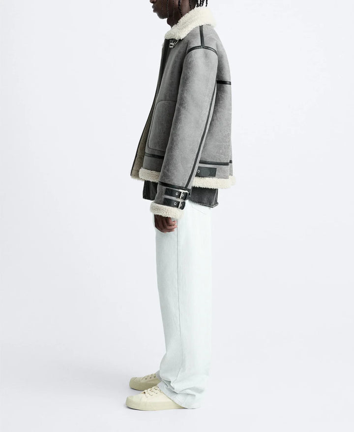 Arlo | Leather Fur Jacket