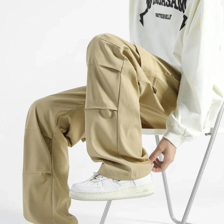 Aubrey Wide-Leg Cargo Pants