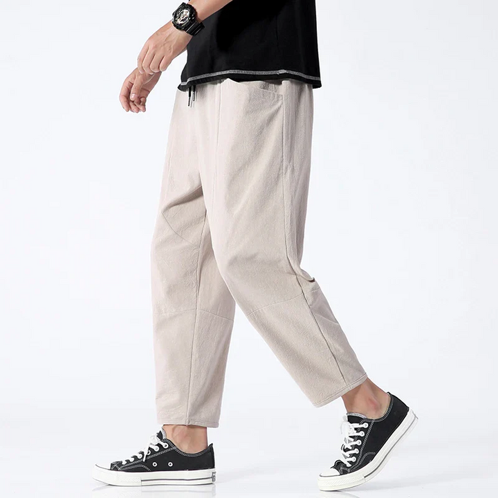 Sendai™ Cropped Cotton Pants