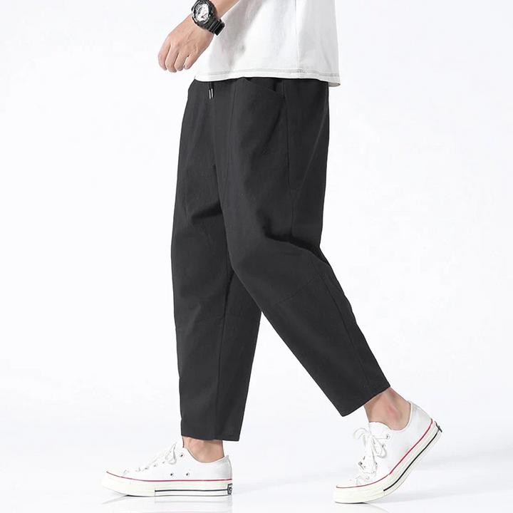 Sendai™ Cropped Cotton Pants
